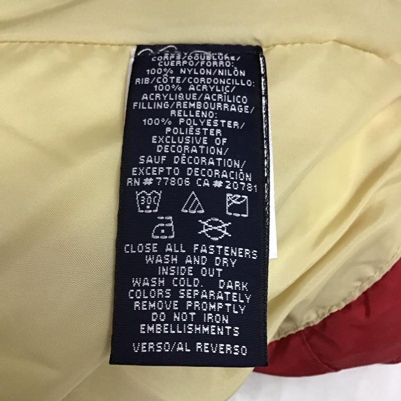 トミーヒルフィガー TOMMY HILFIGER ジャケット、上着 ジャケット、ブレザー 223-611218-720 中綿ジャケット M ワンポイント 赤 / レッド / レディース USED 古着 中古 10121581