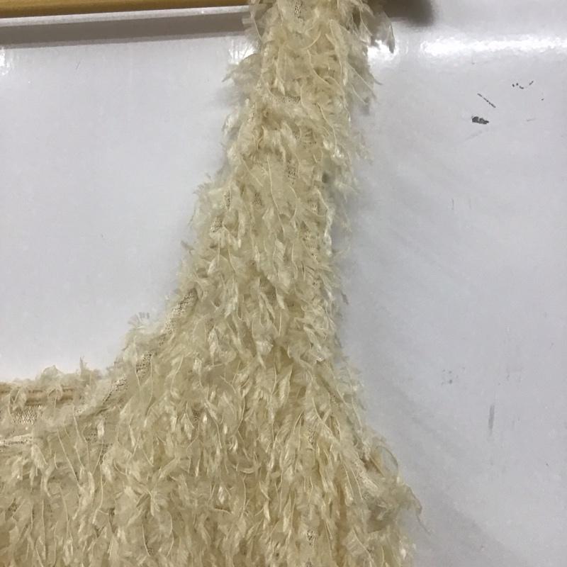 ローリーズファーム LOWRYS FARM タンクトップ タンクトップ ノースリーブ FREE 無地 アイボリー / アイボリー / レディース USED 古着 中古 10138084
