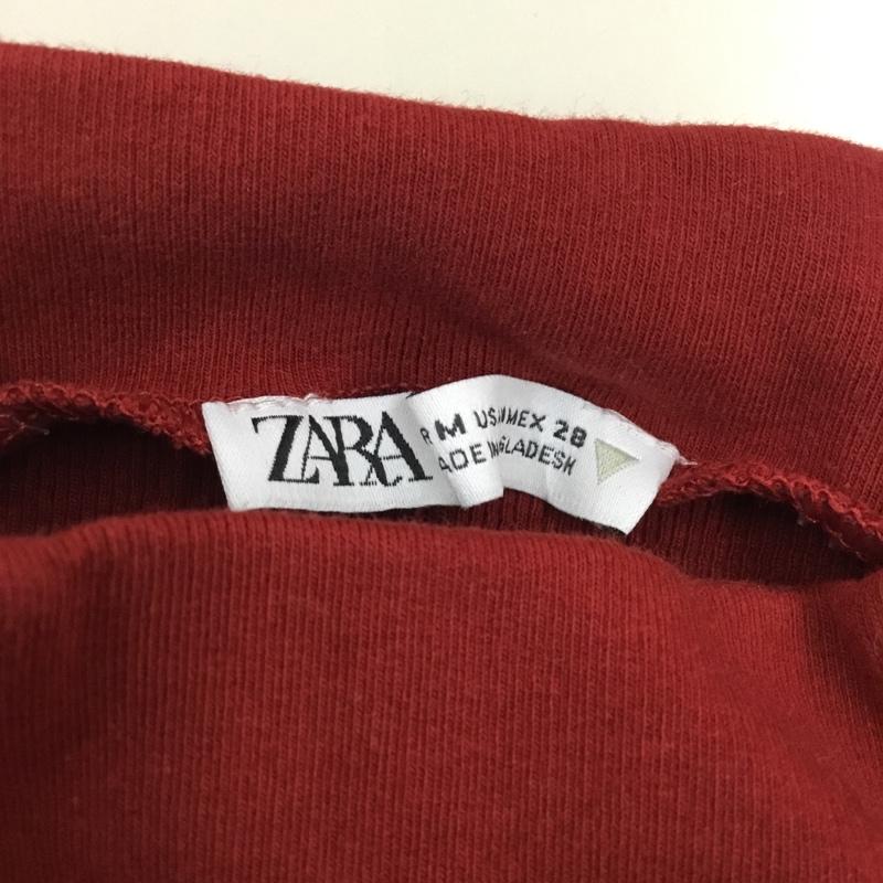 ザラ ZARA カットソー 長袖 4174/860/641 M 無地 赤 / レッド / レディース USED 古着 中古 10121970