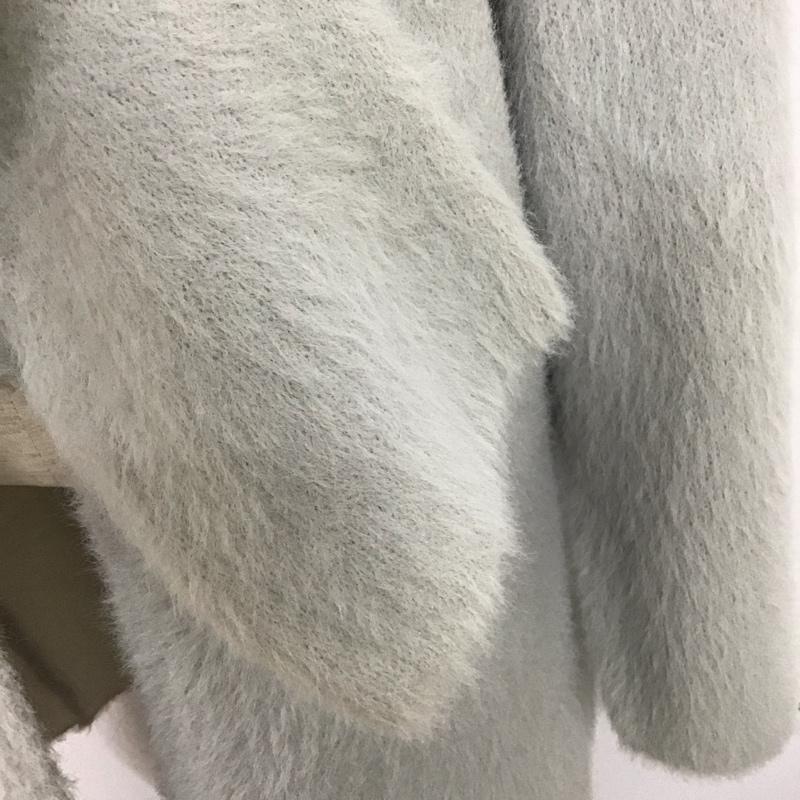ロペピクニック ROPE PICNIC カーディガン 長袖 長袖カーディガン ニットカーディガン 40 無地 灰 / グレー / レディース USED 古着 中古 10127849