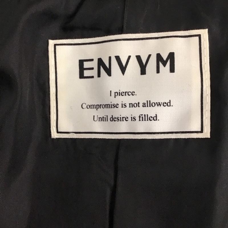 アンビー ENVYM コート コート一般 1172-010091 ファースリーブコート ロング丈 FREE 黒 / ブラック / レディース USED 古着 中古 10114644