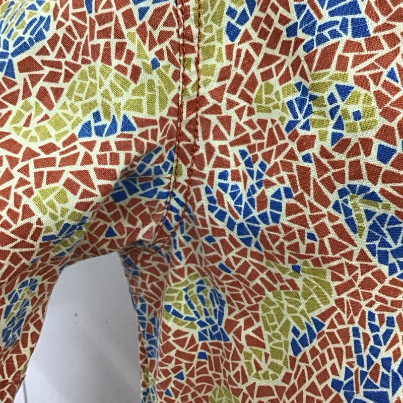 マナスタッシュ MANASTASH ワンピース ひざ丈スカート 7245004 半袖 シャツワンピース M 総柄 マルチカラー / マルチカラー / レディース USED 古着 中古 10118798
