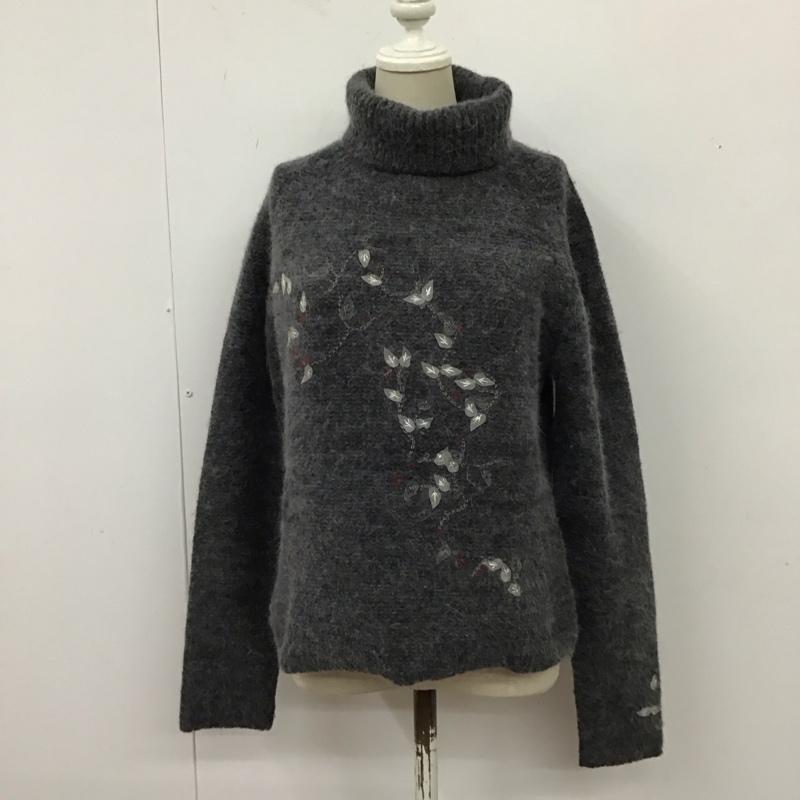 ポロジーンズカンパニー POLOJEANSCO. ニット、セーター 長袖 長袖ニットカットソー ニット セーター タートルニット M 灰 / グレー / メンズ USED 古着 中古 10119043