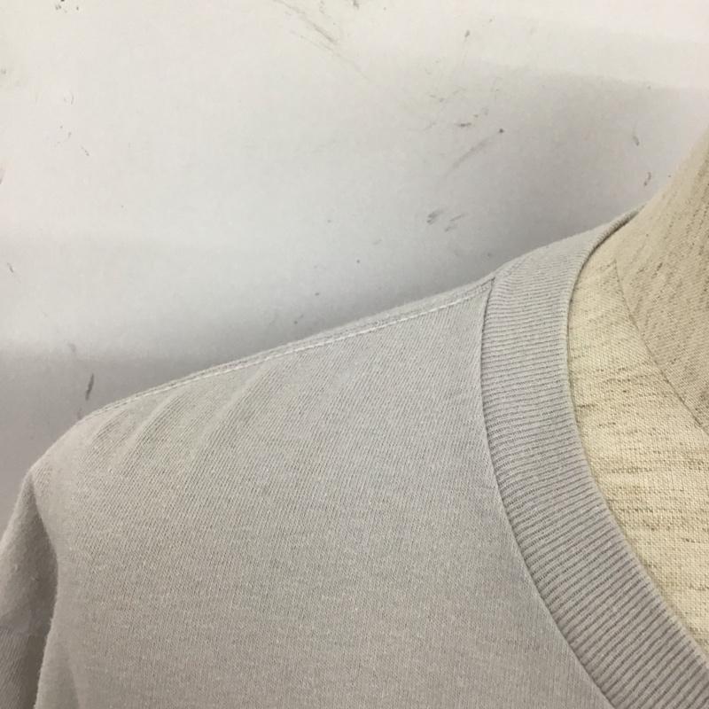 テンダーロイン TENDERLOIN Tシャツ 半袖 半袖カットソー プリントTシャツ クルーネックカットソー L プリント 灰 / グレー /  メンズ USED 古着 中古 10110909