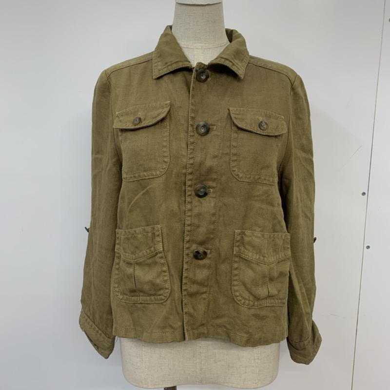 ジャーナルスタンダード JOURNAL STANDARD ジャケット、上着 ジャケット、ブレザー 無地 カーキ / カーキ / レディース USED 古着 中古 10040709