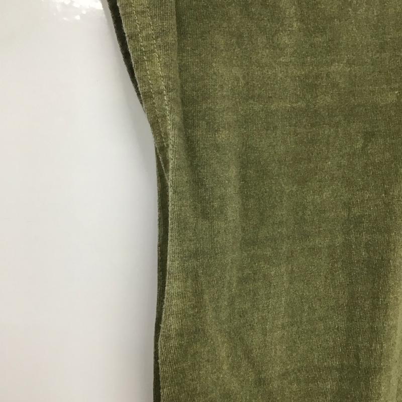 グッドオン Good On ワンピース ひざ丈スカート S 無地 カーキ / カーキ / レディース USED 古着 中古 10133879