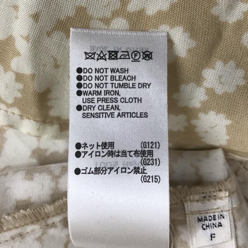 マウジー MOUSSY シャツ、ブラウス 半袖 010cse30-1590 2WAYFLOWERPRINTTOP 前開きシャツ FREE プリント ベージュ / ベージュ / レディース USED 古着 中古 10116422