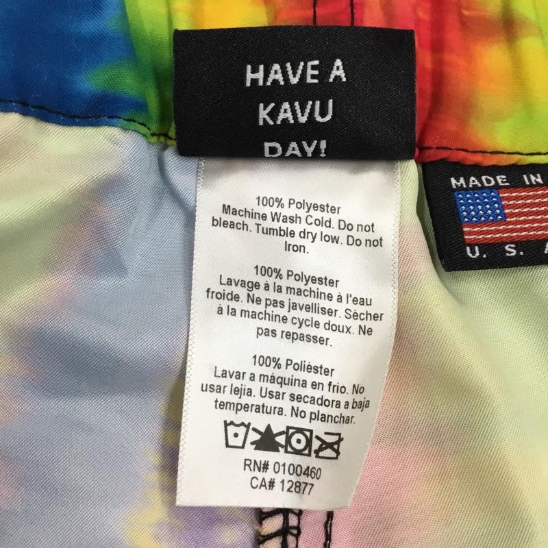 カブー KAVU パンツ ショートパンツ ハーフパンツ ショートパンツ カジュアルパンツ アウトドア M プリント マルチカラー / マルチカラー /  メンズ USED 古着 中古 10120109