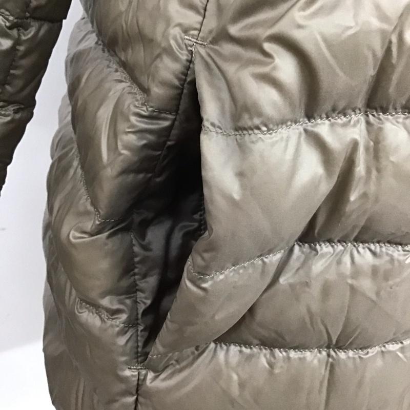 ユニクロ UNIQLO ジャケット、上着 ジャケット、ブレザー 211-400717 ノーカラーウルトラライトダウン ダウンジャケット XL 無地 茶 / ブラウン / レディース USED 古着 中古 10118006