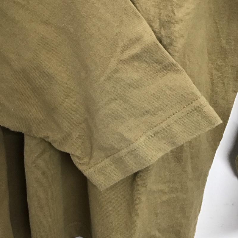 トミーヒルフィガー TOMMY HILFIGER ポロシャツ 長袖 長袖ポロシャツ 長袖カットソー カラーシャツ 90s L 無地 ベージュ / ベージュ / メンズ USED 古着 中古 10132310
