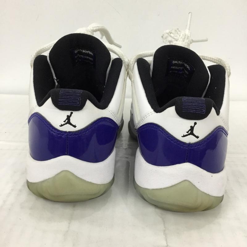 ナイキ NIKE スニーカー スニーカー AH7860-100 WMNS AIR JORDAN RETRO 11 LOW 23.5cm 23.5cm ワンポイント 白 / ホワイト / X 青 / ブルー / X 黒 / ブラック / レディース USED 古着 中古 10109885