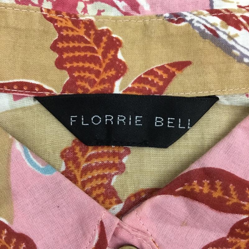 ベルフローリー BELL FLORRIE シャツ、ブラウス 半袖 半袖シャツ カラーシャツ 半袖カットソー カジュアルシャツ 3L プリント マルチカラー / マルチカラー / レディース USED 古着 中古 10108994