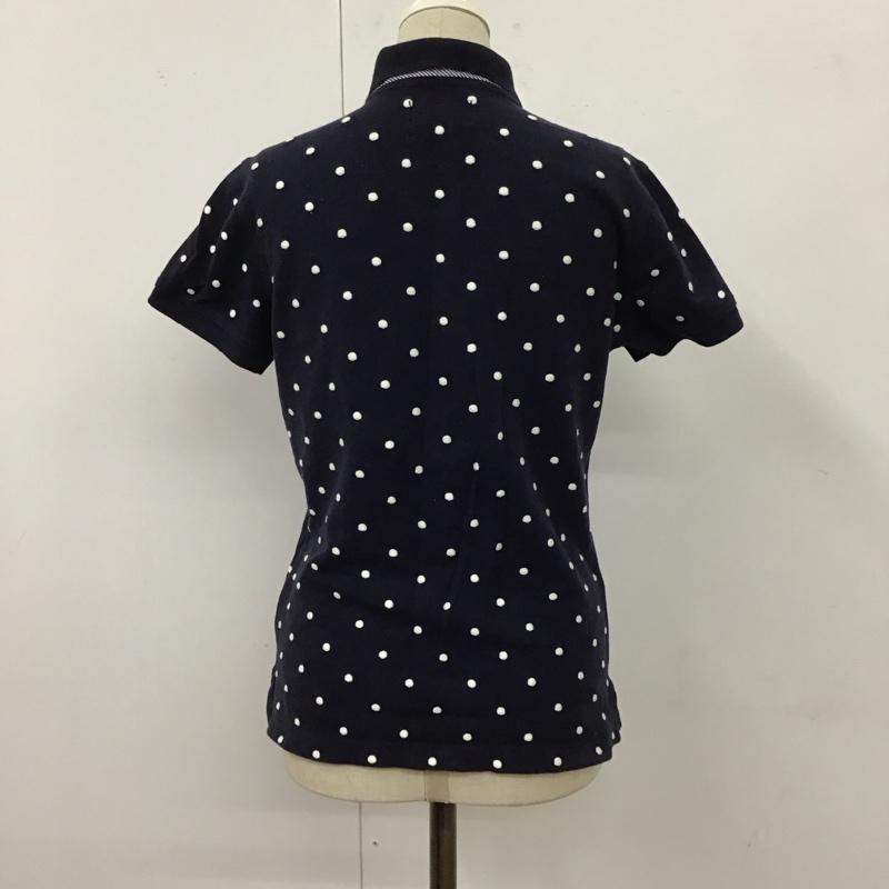 ポロジーンズカンパニー POLO JEANS COMPANY ポロシャツ 半袖 半袖ポロシャツ 半袖カットソー カラーシャツ M ドット 紺 / ネイビー / レディース USED 古着 中古 10115920