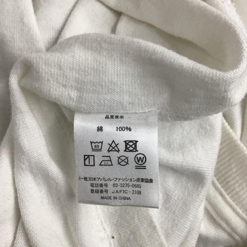 バックサイドオブトーキョー backside of tokyo カットソー 長袖 長袖カットソー クルーネックカットソー ロングスリーブカットソー プリントTシャツ プリント 白 / ホワイト / メンズ USED 古着 中古 10124461