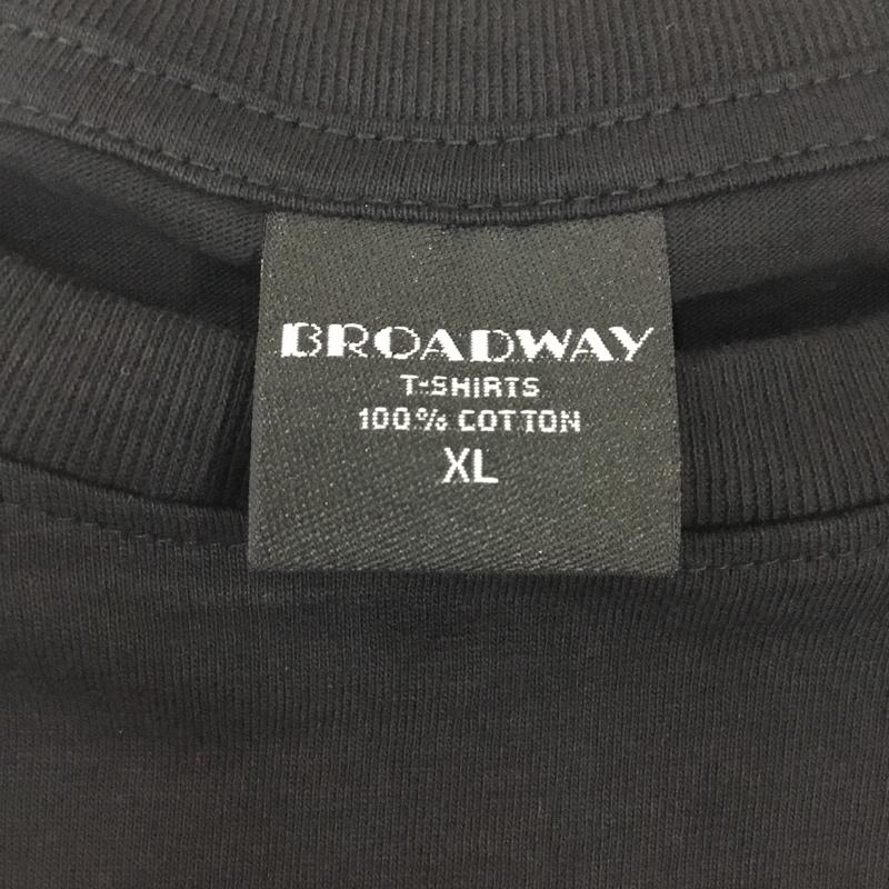 古着 USED Tシャツ 半袖 半袖カットソー プリントTシャツ クルーネックカットソー XL プリント 黒 / ブラック / メンズ USED 古着 中古 10108354