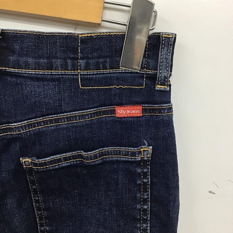 スライジーンズ SLY JEANS パンツ デニム、ジーンズ 030dah12-3930-1 LycraHWC PFLAREPTA デニムパンツ スリムパンツ 無地 インディゴ / インディゴ / レディース USED 古着 中古 10136762