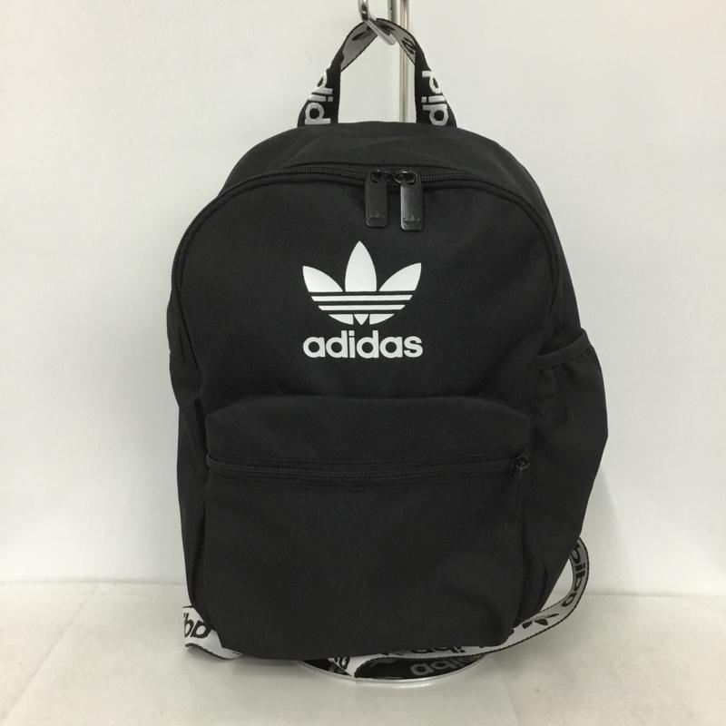 アディダス adidas リュックサック、デイパック リュックサック、デイバッグ H37065 アディカラークラシック バックパック SMALL ロゴ、文字 黒 / ブラック / レディース USED 古着 中古 10133824