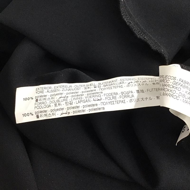 ザラ ZARA ワンピース ロングスカート ノースリーブワンピース ロングスカート フレアスカート XS 無地 黒 / ブラック / レディース USED 古着 中古 10134319