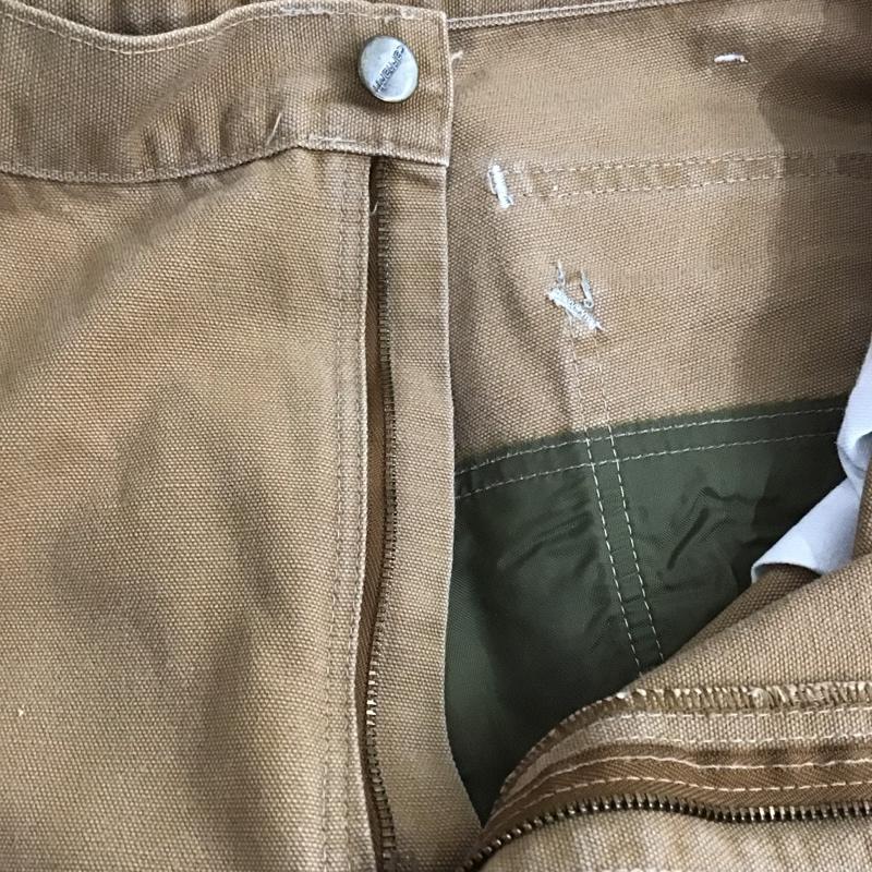 カーハート Carhartt パンツ ワークパンツ、ペインターパンツ ワークパンツ ワイドパンツ カジュアルパンツ 38インチ 無地 茶 / ブラウン /  メンズ USED 古着 中古 10126518