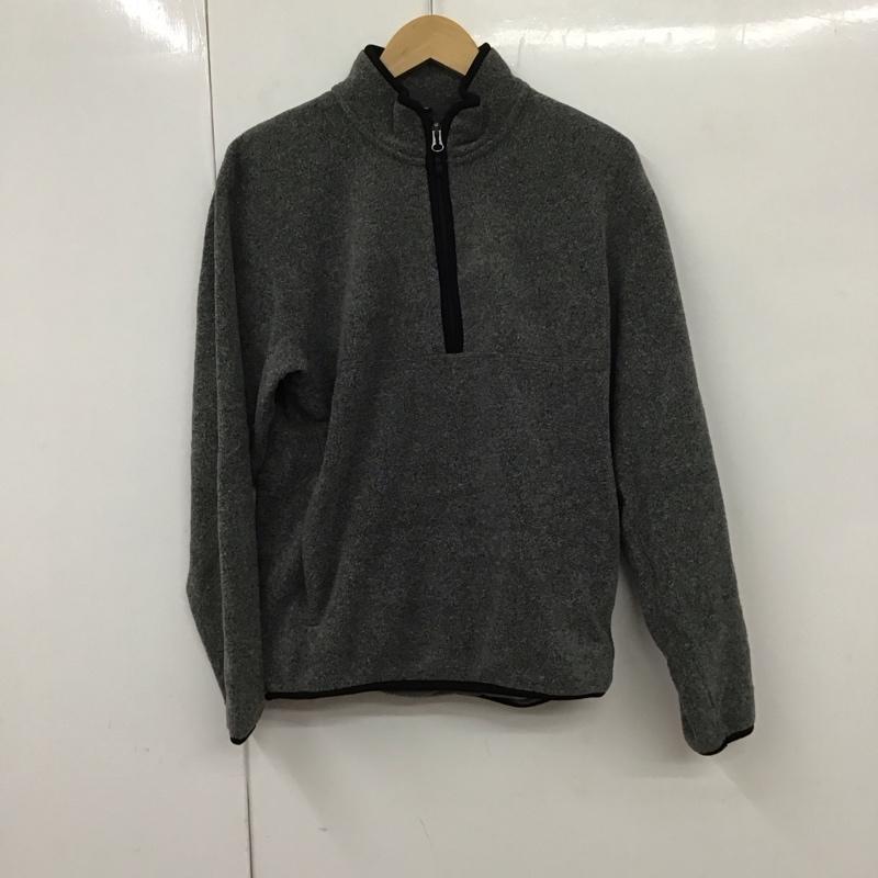 ユニクロ UNIQLO トップス トップス 341-422597 フリースハーフジッププルオーバー(長 S 無地 灰 / グレー / メンズ USED 古着 中古 10130009