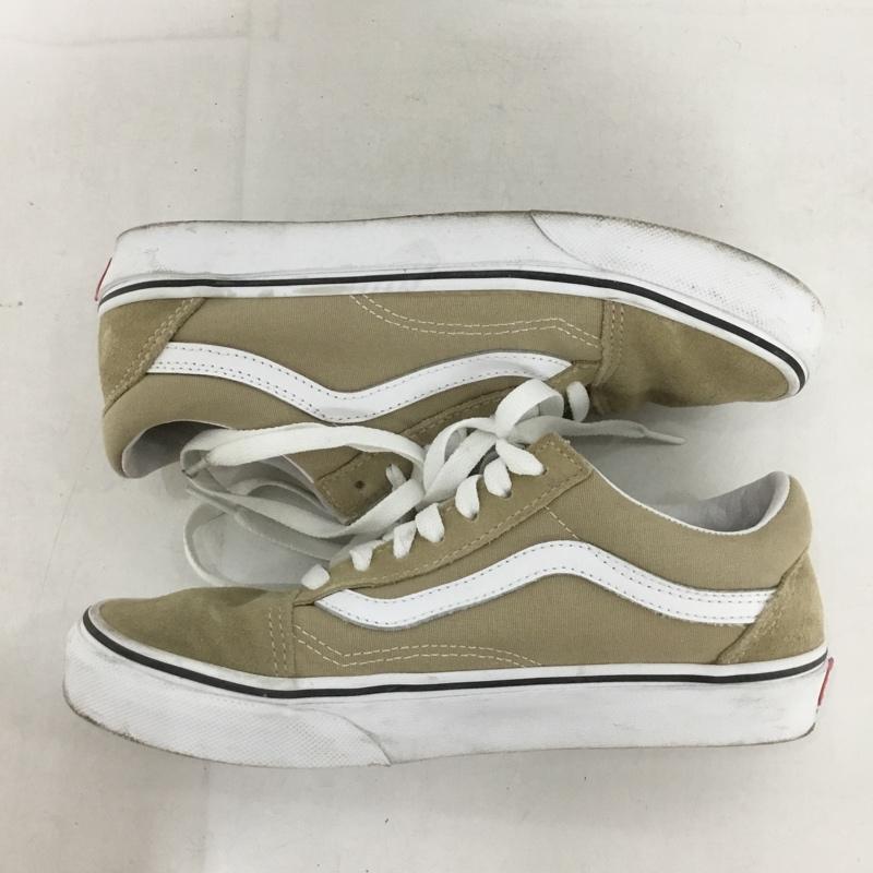 バンズ VANS スニーカー スニーカー 508731 23cm 23.0cm ロゴ、文字 ベージュ / ベージュ / レディース USED 古着 中古 10136930