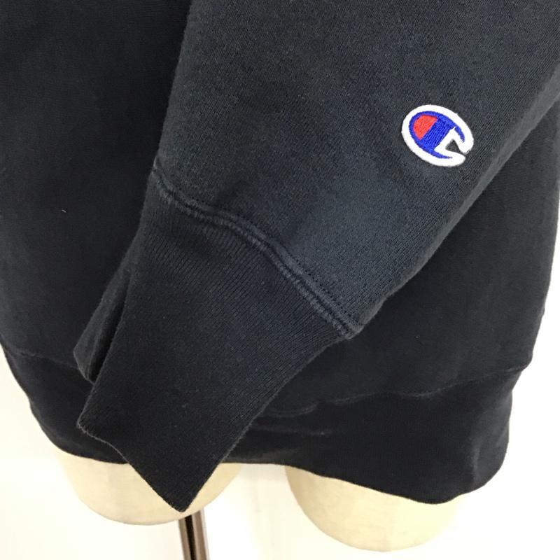 チャンピオン Champion トレーナー 長袖 UCLA カレッジプリント スウェット 裏起毛 XL ロゴ、文字 紺 / ネイビー /  メンズ USED 古着 中古 10118763