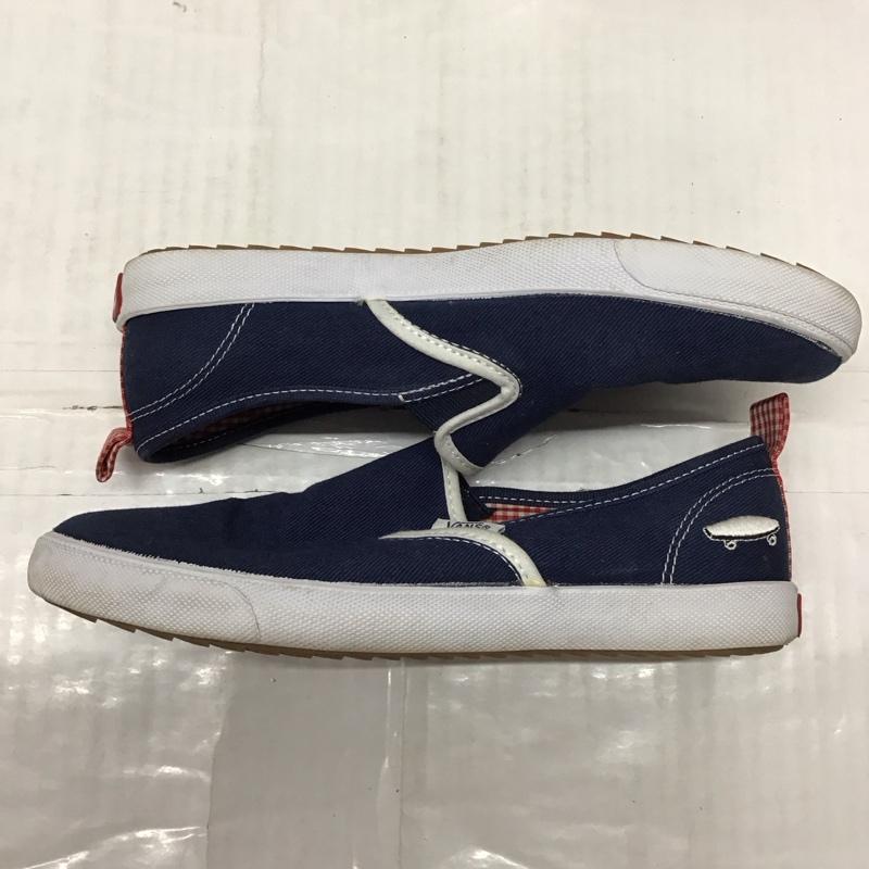 バンズ VANS スリッポン スリッポン V458GG スニーカー 22.5cm 22.5cm ワンポイント 紺 / ネイビー / レディース USED 古着 中古 10115652
