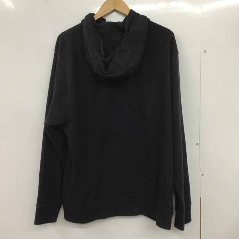 ナイキ NIKE パーカー 長袖 bv2649-010 パーカー ジップアップパーカー スポーツウェア XL ロゴ、文字 黒 / ブラック / メンズ USED 古着 中古 10132361