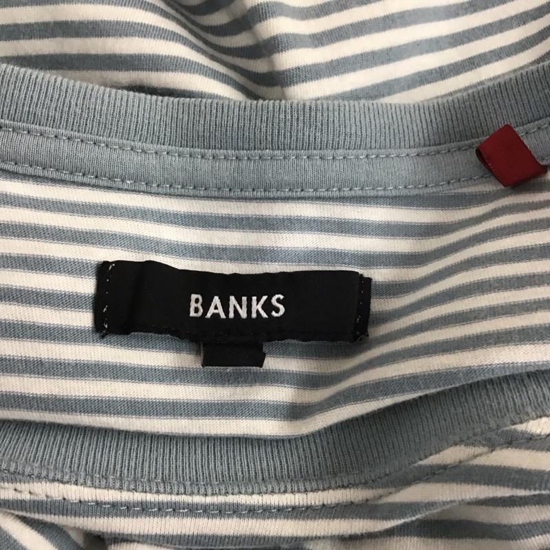 バンクス BANKS Tシャツ 半袖 半袖カットソー プリントTシャツ クルーネックカットソー M ボーダー柄 マルチカラー / マルチカラー /  メンズ USED 古着 中古 10113131