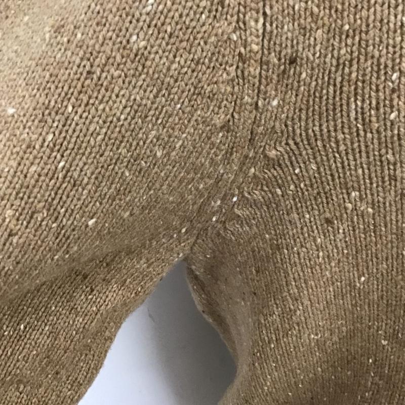 ブルックスブラザーズ BROOKS BROTHERS ニット、セーター 長袖 ショールカラー ウール M 無地 ベージュ / ベージュ / メンズ USED 古着 中古 10111249