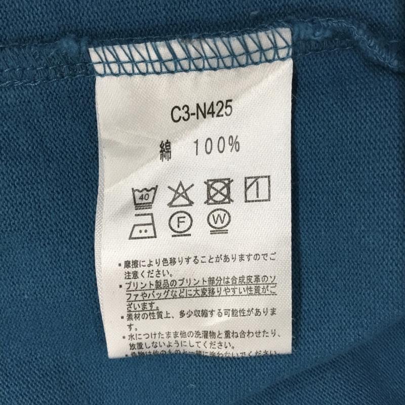 チャンピオン Champion トレーナー 長袖 c3-n425 長袖トレーナー スウェット クルーネック M ロゴ、文字 青 / ブルー / メンズ USED 古着 中古 10115779