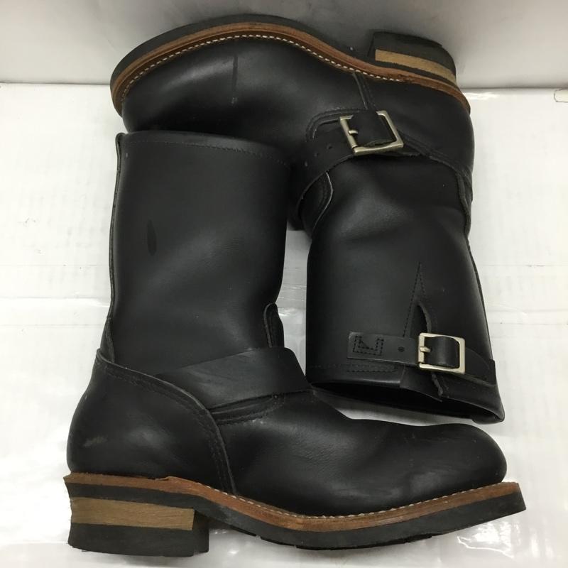レッドウィング RED WING ブーツ エンジニアブーツ D2268 USA6 UK5 24cm 24.0cm 無地 黒 / ブラック / レディース USED 古着 中古 10107869