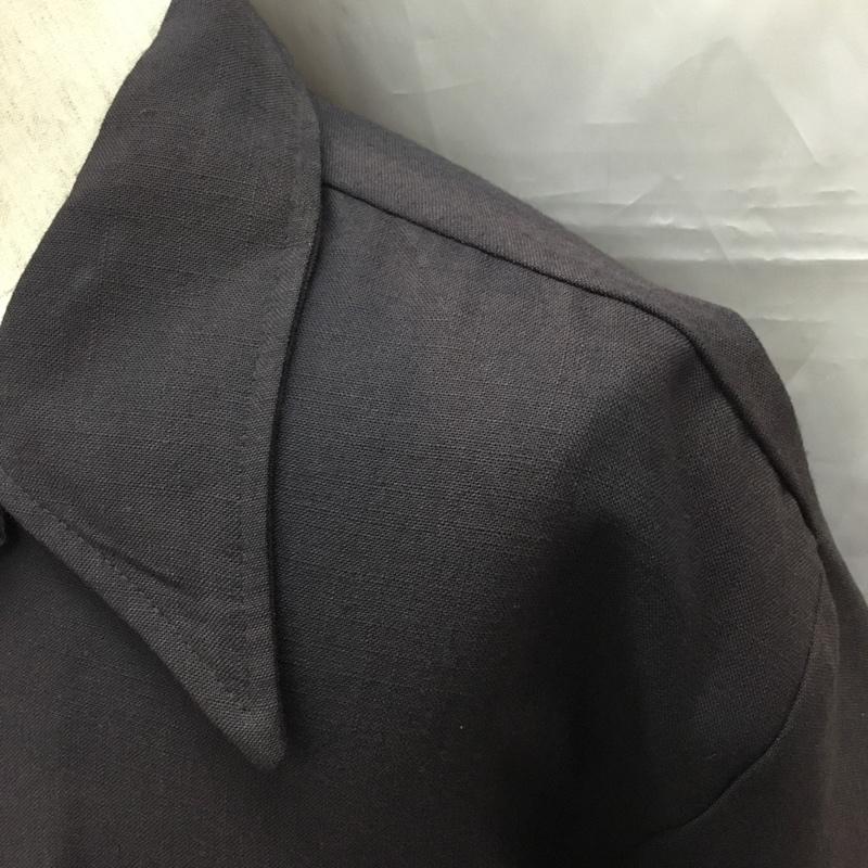 古着 USED シャツ、ブラウス 半袖 半袖シャツ カラーシャツ 半袖カットソー M ロゴ、文字 黒 / ブラック /  メンズ USED 古着 中古 10109288