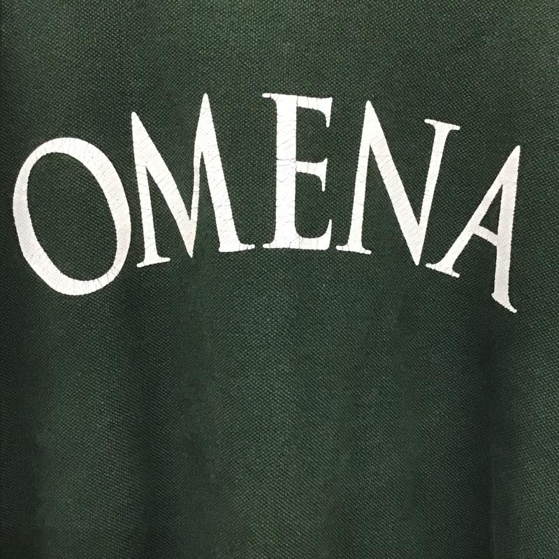 オニータ ONEITA トレーナー 長袖 XL ロゴ、文字 X プリント 緑 / グリーン / メンズ USED 古着 中古 10134530