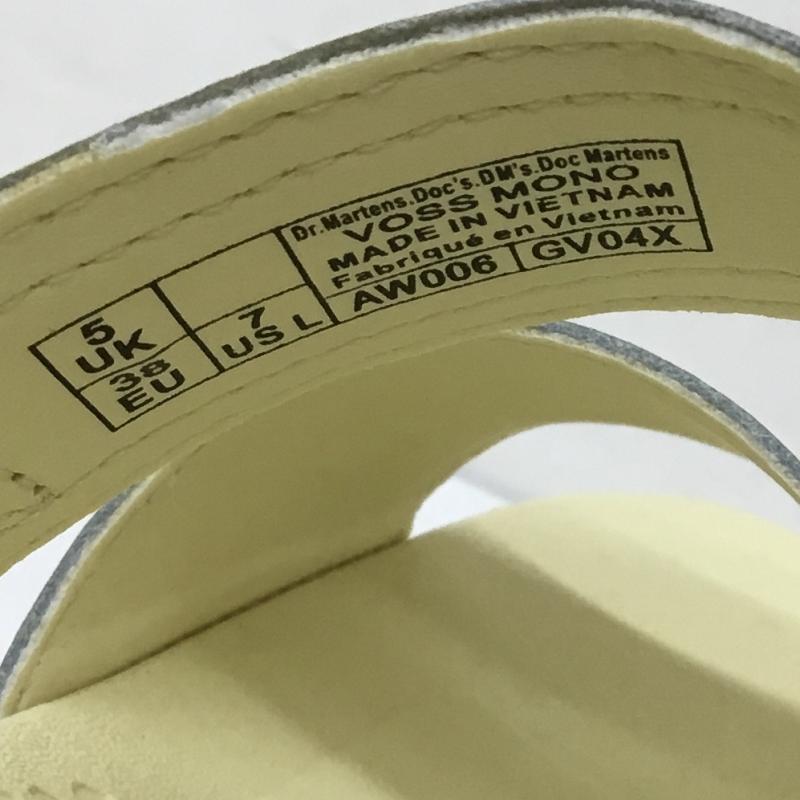 ドクターマーチン Dr.Martens サンダル サンダル VOSS MONO 27330282 US:7 ロゴ、文字 黄 / イエロー / レディース USED 古着 中古 10133780