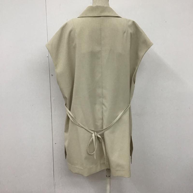 ローリーズファーム LOWRYS FARM ベスト ベスト FREE 無地 ベージュ / ベージュ / レディース USED 古着 中古 10109106