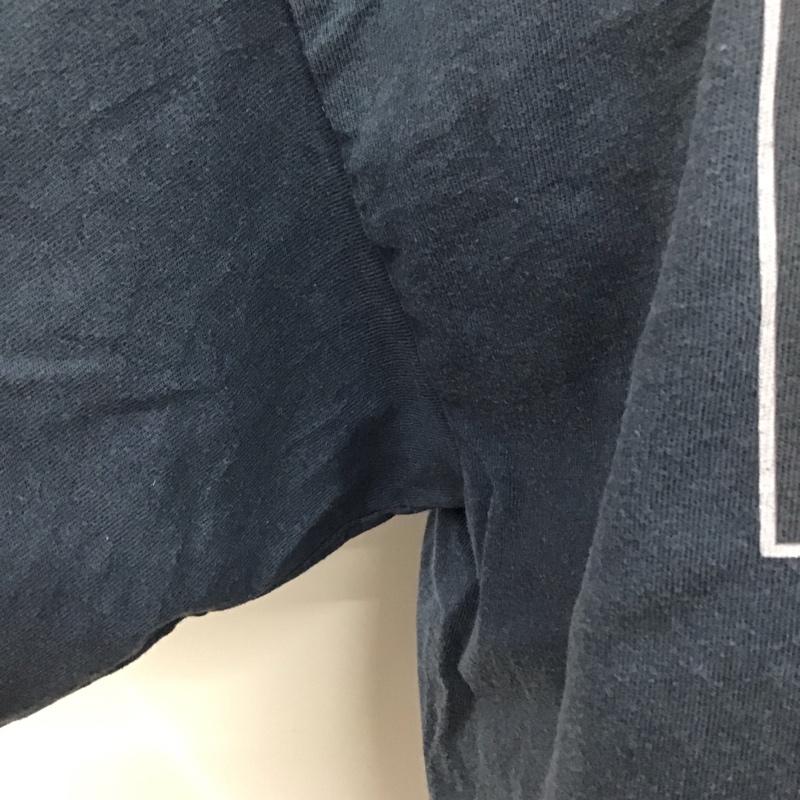 ハーレーダビッドソン Harley-Davidson Tシャツ 半袖 半袖カットソー プリントTシャツ クルーネックカットソー 古着 プリント 紺 / ネイビー /  メンズ USED 古着 中古 10110725