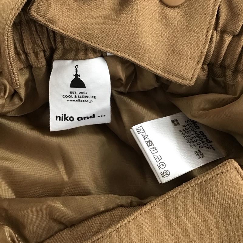 ニコアンド niko and... ワンピース・ドレス・オールインワン ワンピース・ドレス・オールインワン オールインワン ノースリーブ ロングスカート M 無地 茶 / ブラウン / レディース USED 古着 中古 10125342