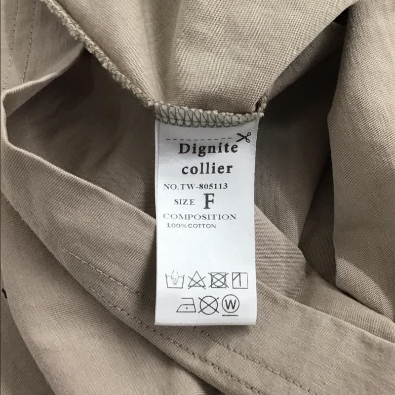 ディニテコリエ Dignite collier カットソー 半袖 FREE レディース USED 古着 中古 10131748
