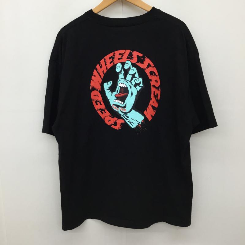 サンタクルーズ SANTA CRUZ Tシャツ 半袖 M ロゴ、文字 黒 / ブラック / メンズ USED 古着 中古 10136799