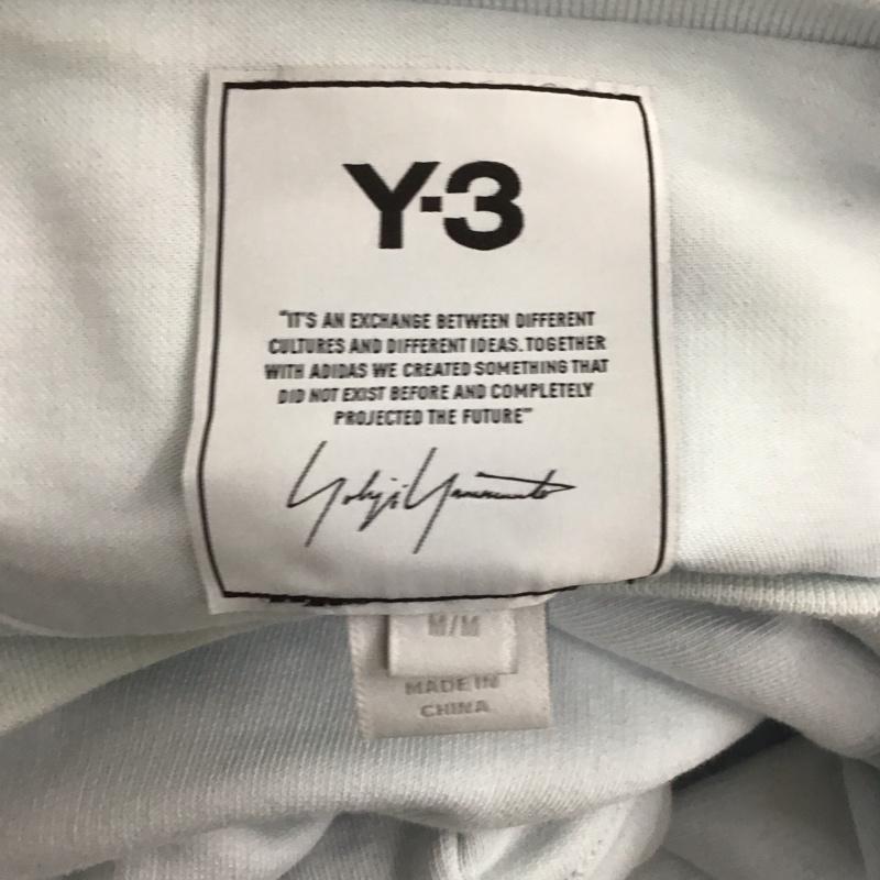 ワイスリー Y-3 トレーナー 長袖 hb3458 CLASSICCHESTLOGOCREWSWEATSHIRT クルーネック オーバーサイズ トレーナー M ロゴ、文字 水色 / ライトブルー / メンズ USED 古着 中古 10106989