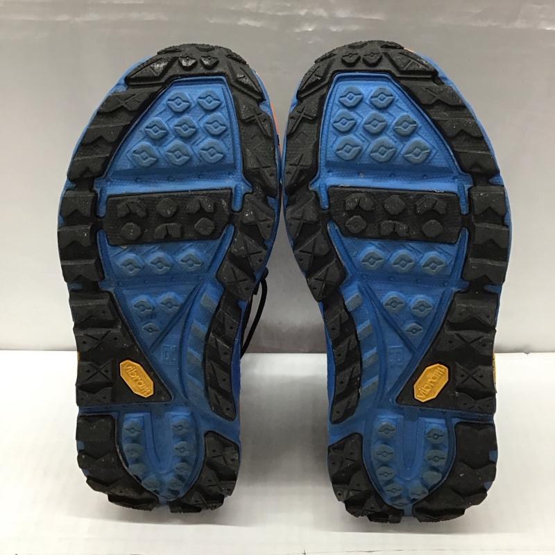 ホカオネオネ HOKA ONEONE スニーカー スニーカー 1008334 AOCF TOR ULTRA HI WP ANTHRACITE トレッキングシューズ 25cm 25.0cm ロゴ、文字 黒 / ブラック / X 青 / ブルー / X 橙 / オレンジ / メンズ USED 古着 中古 10118198