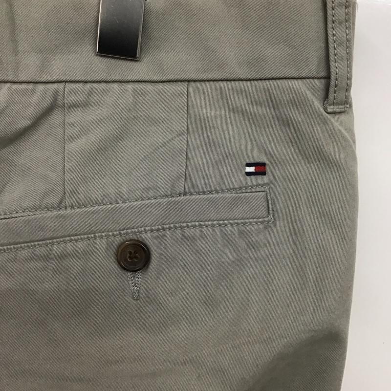 トミーヒルフィガー TOMMY HILFIGER パンツ チノパン チノパン ワイドパンツ カジュアルパンツ 36 無地 灰 / グレー / メンズ USED 古着 中古 10127336