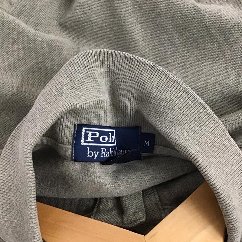 ポロバイラルフローレン Polo by RALPH LAUREN ポロシャツ 半袖 半袖ポロシャツ 半袖カットソー カラーシャツ M ロゴ、文字 カーキ / カーキ / メンズ USED 古着 中古 10131632