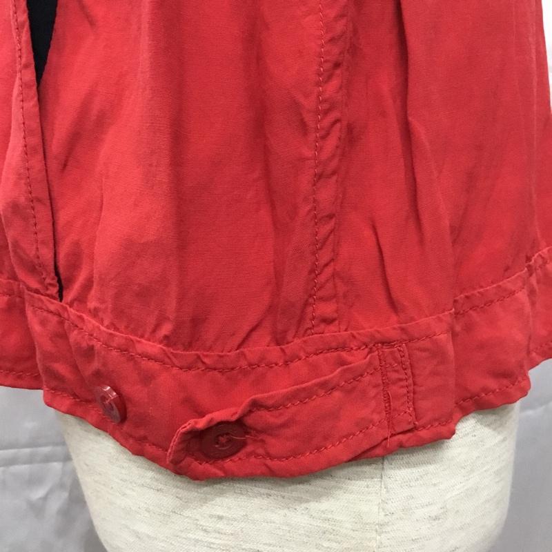 古着 USED シャツ、ブラウス 半袖 半袖シャツ カラーシャツ 半袖カットソー アロハシャツ ボーリングシャツ L ロゴ、文字 赤 / レッド /  メンズ USED 古着 中古 10108722