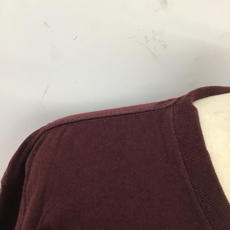 カーハート Carhartt Tシャツ 半袖 半袖カットソー ポケットTシャツ クルーネックカットソー XL ロゴ、文字 えんじ / ワインレッド /  メンズ USED 古着 中古 10112507