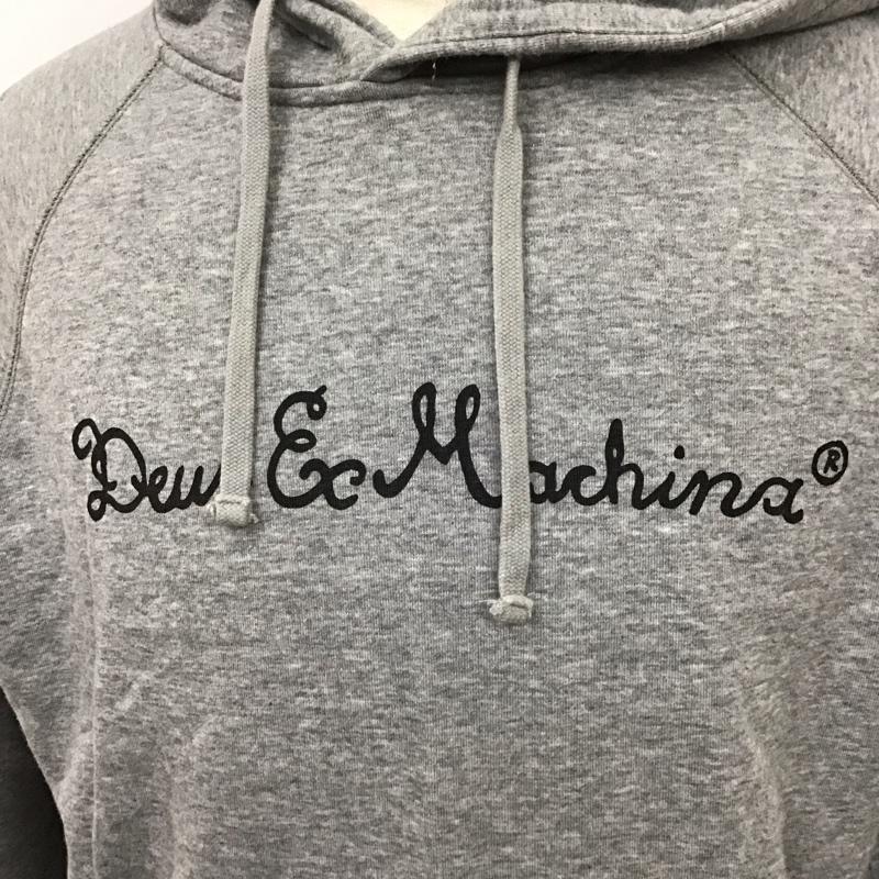 デウスエクスマキナ DEUS EX MACHINA トレーナー 長袖 長袖パーカートレーナー プルオーバーパーカー 長袖トレーナー XL ロゴ、文字 灰 / グレー /  メンズ USED 古着 中古 10117559