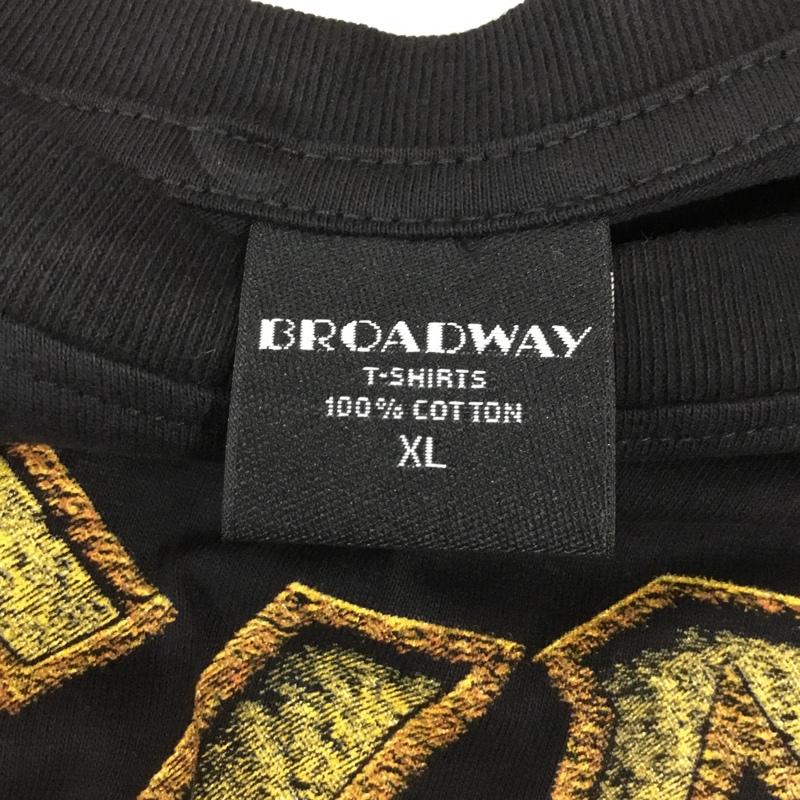 古着 USED Tシャツ 半袖 半袖カットソー プリントTシャツ クルーネックカットソー バンドTシャツ XL プリント 黒 / ブラック / メンズ USED 古着 中古 10108347