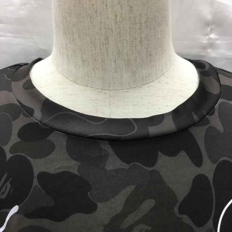 アベイシングエイプ A BATHING APE Tシャツ 半袖 PUMA スポーツウェア カモ柄 迷彩 XL ワンポイント マルチカラー / マルチカラー / メンズ USED 古着 中古 10121241