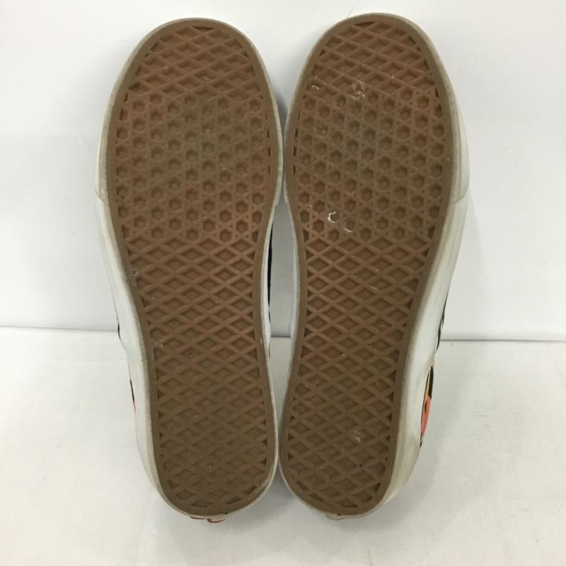 バンズ VANS スリッポン スリッポン 500714 フレイム 27.5cm 27.5cm 黒 / ブラック / X 白 / ホワイト / X 橙 / オレンジ / メンズ USED 古着 中古 10125406
